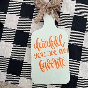 Rustic fall decor for your kitchen